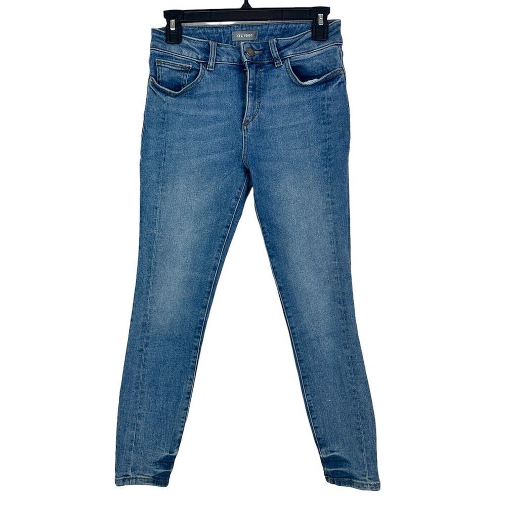 DL 1961 Jeans Womens 24 / 0 Mid Rise Cropped Florence Skinny Denim Blue